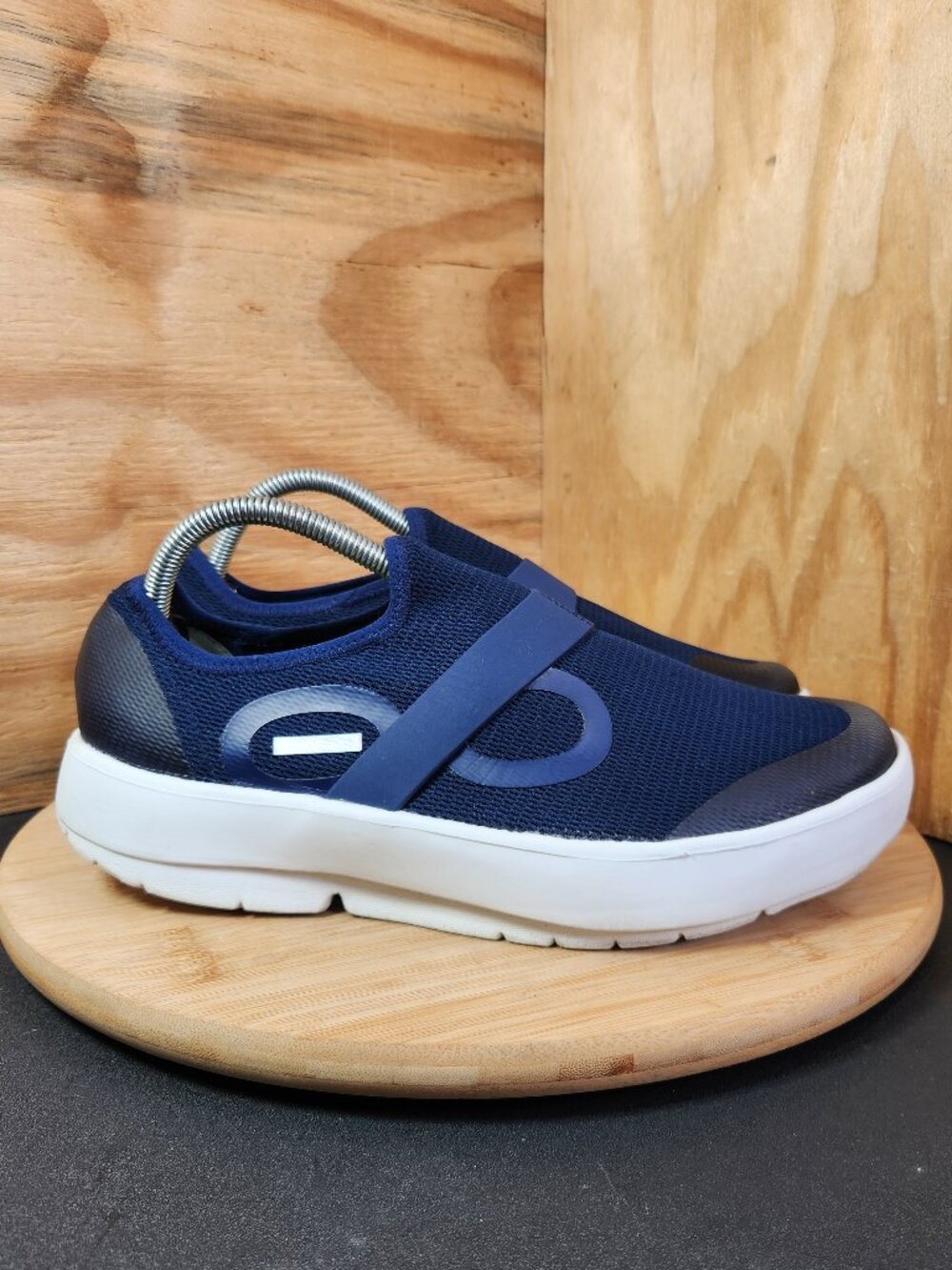 OOFOS Mens Blue OOmg Recovery Running Shoes Sneakers Size 10